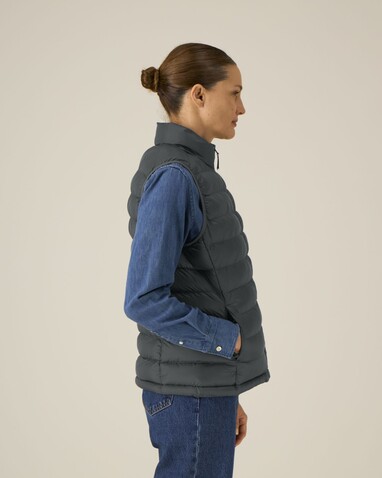 Stella Climber 2.0 - Die Damen-Weste - Anthracite - L bedrucken, Art.-Nr. STJW190C2531L