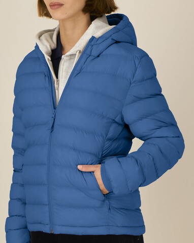 Stella Voyager 2.0 - Die wattierte Damen-Jacke - Mindful Blue - L bedrucken, Art.-Nr. STJW191C7291L