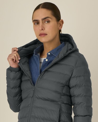 Stella Voyager 2.0 - Die wattierte Damen-Jacke - Anthracite - L bedrucken, Art.-Nr. STJW191C2531L