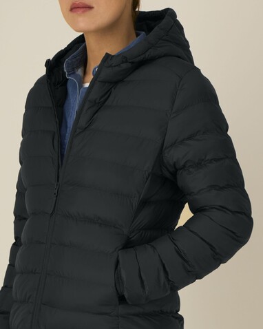 Stella Voyager 2.0 - Die wattierte Damen-Jacke - Black - M bedrucken, Art.-Nr. STJW191C0021M