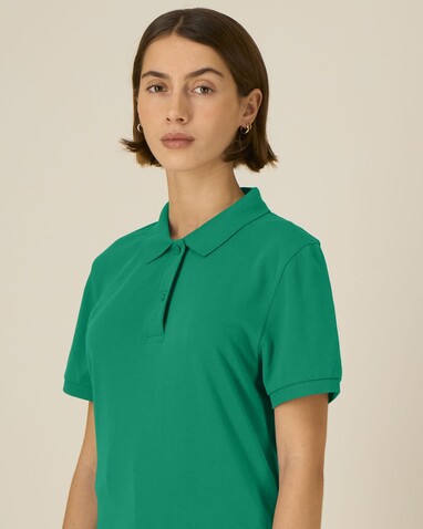 Stella Coaster - Das Damen-Polo - Verdant Green - S bedrucken, Art.-Nr. STPW977C1371S