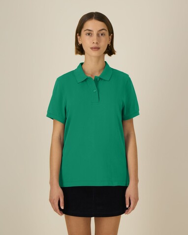 Stella Coaster - Das Damen-Polo - Verdant Green - L bedrucken, Art.-Nr. STPW977C1371L