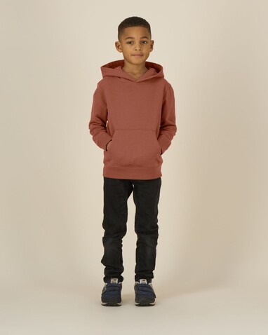 Mini Cruiser 2.0 - Der Iconic Kinder-Hoodie - Heritage Brown - 7-8/122-128cm bedrucken, Art.-Nr. STSK180C73007