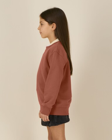 Mini Changer 2.0 - Das Iconic Kinder-Sweatshirt - Heritage Brown - 9-11/134-146cm bedrucken, Art.-Nr. STSK181C73009