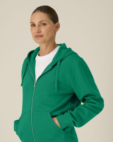 Mixer - Der Unisex-Zip-Hoodie - Verdant Green - M bedrucken, Art.-Nr. STSU205C1371M Mixer - Der Unisex-Zip-Hoodie - Verdant Green - M bedrucken, Art.-Nr. STSU205C1371M