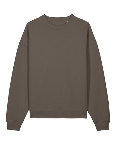 Radder 2.0 - Das Oversized Rundhals-Unisex-Sweatshirt - Mocha - M bedrucken, Art.-Nr. STSU208C1351M