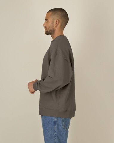 Radder 2.0 - Das Oversized Rundhals-Unisex-Sweatshirt - Mocha - 3XL bedrucken, Art.-Nr. STSU208C1353X