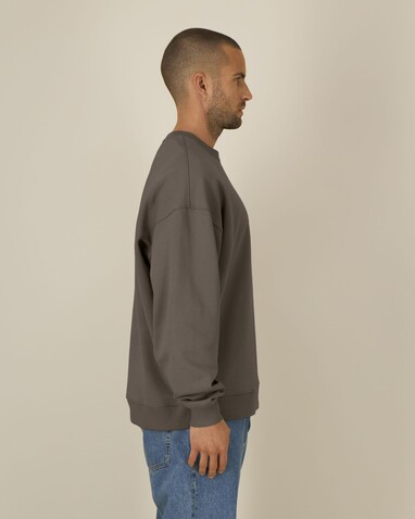 Radder 2.0 - Das Oversized Rundhals-Unisex-Sweatshirt - Mocha - L bedrucken, Art.-Nr. STSU208C1351L