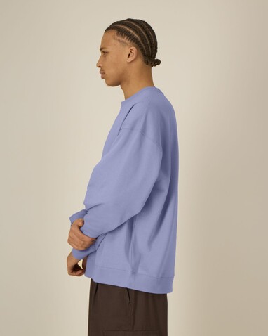 Radder 2.0 - Das Oversized Rundhals-Unisex-Sweatshirt - Violet - L bedrucken, Art.-Nr. STSU208C1341L