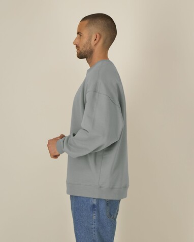 Radder 2.0 - Das Oversized Rundhals-Unisex-Sweatshirt - Misty Grey - XXL bedrucken, Art.-Nr. STSU208C1382X Radder 2.0 - Das Oversized Rundhals-Unisex-Sweatshirt - Misty Grey - XXL bedrucken, Art.-Nr. STSU208C1382X