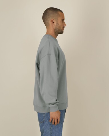 Radder 2.0 - Das Oversized Rundhals-Unisex-Sweatshirt - Misty Grey - L bedrucken, Art.-Nr. STSU208C1381L Radder 2.0 - Das Oversized Rundhals-Unisex-Sweatshirt - Misty Grey - L bedrucken, Art.-Nr. STSU208C1381L