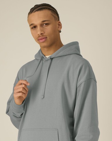 Slammer 2.0 - Der Oversized Unisex-Hoodie - Misty Grey - M bedrucken, Art.-Nr. STSU209C1381M Slammer 2.0 - Der Oversized Unisex-Hoodie - Misty Grey - M bedrucken, Art.-Nr. STSU209C1381M