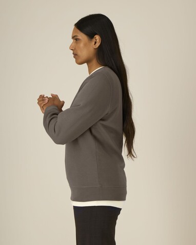 Roller - Das Rundhals-Unisex-Sweatshirt - Mocha - XL bedrucken, Art.-Nr. STSU868C1351X