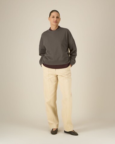 Stella Alma - Das Iconic Damen-Rundhals-Sweatshirt - Mocha - XL bedrucken, Art.-Nr. STSW212C1351X