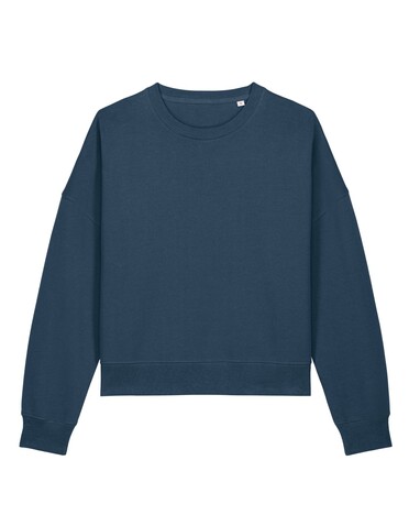 Stella Alma - Das Iconic Damen-Rundhals-Sweatshirt - Deep Teal - M bedrucken, Art.-Nr. STSW212C1361M