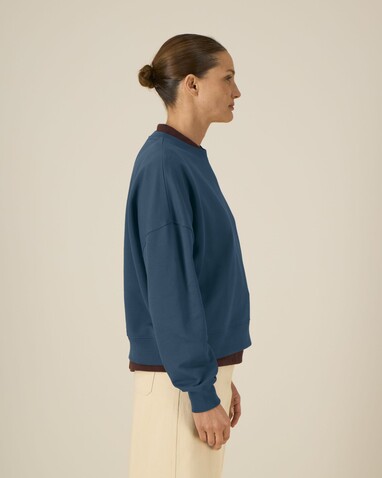 Stella Alma - Das Iconic Damen-Rundhals-Sweatshirt - Deep Teal - XXL bedrucken, Art.-Nr. STSW212C1362X
