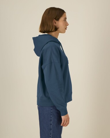 Stella Nora - Der Iconic Damen-Hoodie - Deep Teal - M bedrucken, Art.-Nr. STSW213C1361M