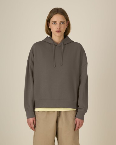 Stella Nora - Der Iconic Damen-Hoodie - Mocha - XXL bedrucken, Art.-Nr. STSW213C1352X