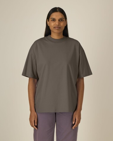 Blaster 2.0 - Das Oversized Unisex-T-Shirt mit Stehkragen - Mocha - XXL bedrucken, Art.-Nr. STTU959C1352X Blaster 2.0 - Das Oversized Unisex-T-Shirt mit Stehkragen - Mocha - XXL bedrucken, Art.-Nr. STTU959C1352X