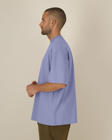 Blaster 2.0 - Das Oversized Unisex-T-Shirt mit Stehkragen - Violet - L bedrucken, Art.-Nr. STTU959C1341L Blaster 2.0 - Das Oversized Unisex-T-Shirt mit Stehkragen - Violet - L bedrucken, Art.-Nr. STTU959C1341L