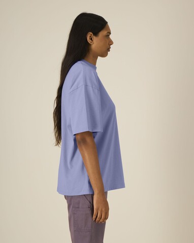 Blaster 2.0 - Das Oversized Unisex-T-Shirt mit Stehkragen - Violet - L bedrucken, Art.-Nr. STTU959C1341L Blaster 2.0 - Das Oversized Unisex-T-Shirt mit Stehkragen - Violet - L bedrucken, Art.-Nr. STTU959C1341L