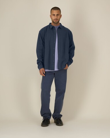 Worker Shirt - Das Relaxed Unisex-Hemd - G.Dyed Navy - M bedrucken, Art.-Nr. STWU975C3731M Worker Shirt - Das Relaxed Unisex-Hemd - G.Dyed Navy - M bedrucken, Art.-Nr. STWU975C3731M
