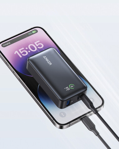 Anker Powerbank PowerCore 10.000mAh, 30W schwarz bedrucken, Art.-Nr. RBA1256G12 Anker Powerbank PowerCore 10.000mAh, 30W schwarz bedrucken, Art.-Nr. RBA1256G12