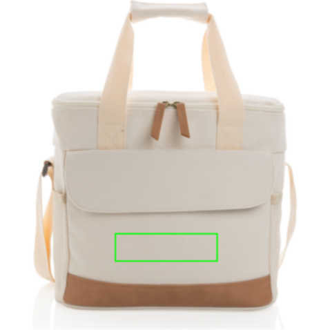 Impact AWARE™ rCanvas Kühltasche off white bedrucken, Art.-Nr. P422.390