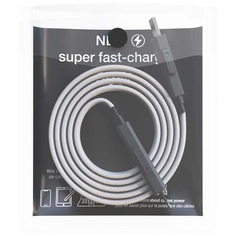 SCX.design C58 60 W magnetisches Flachladekabel, grau bedrucken, Art.-Nr. 1PX19682