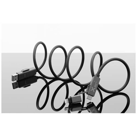 SCX.design C59 100 W magnetisches Silikon Ladekabel, schwarz bedrucken, Art.-Nr. 1PX21590