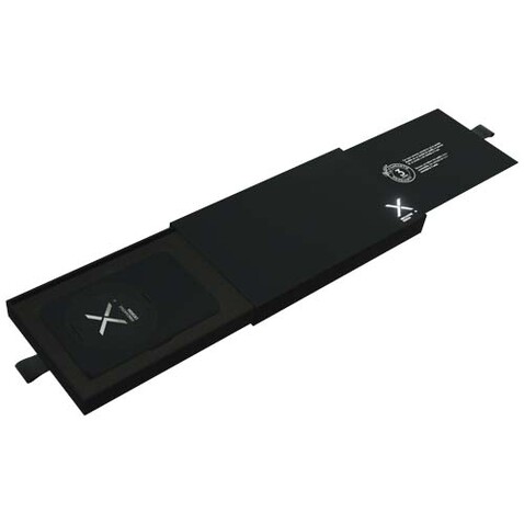 SCX.design P28 5000 mAh Powerbank mit Klappring, schwarz bedrucken, Art.-Nr. 1PX21890