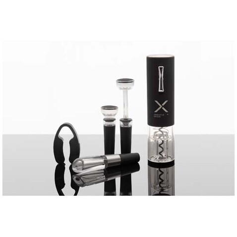 SCX.design K07 Elektrisches Weinset, schwarz bedrucken, Art.-Nr. 1PX22390