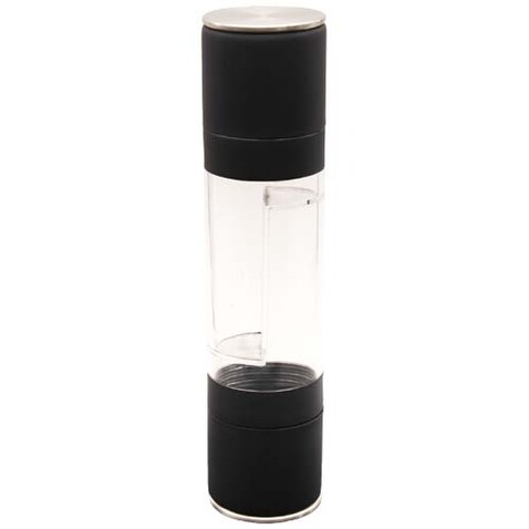 SCX.design K08 Salz und Pfeffermühle aus Keramik, schwarz bedrucken, Art.-Nr. 1PX22490