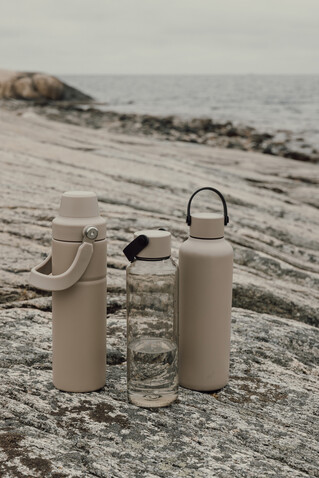 VINGA Baltimore RCS recyc. Edelstahlflasche 600ml greige bedrucken, Art.-Nr. V4300509 VINGA Baltimore RCS recyc. Edelstahlflasche 600ml greige bedrucken, Art.-Nr. V4300509