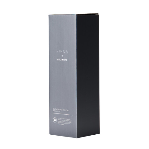 VINGA Baltimore RCS recyc. Edelstahlflasche 600ml schwarz bedrucken, Art.-Nr. V4300501 VINGA Baltimore RCS recyc. Edelstahlflasche 600ml schwarz bedrucken, Art.-Nr. V4300501