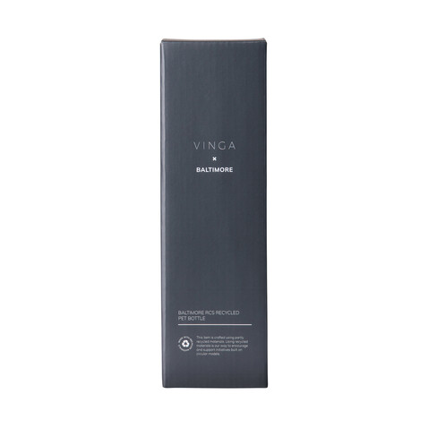 VINGA Baltimore RCS rPET-Flasche 550ml schwarz bedrucken, Art.-Nr. V4330601 VINGA Baltimore RCS rPET-Flasche 550ml schwarz bedrucken, Art.-Nr. V4330601