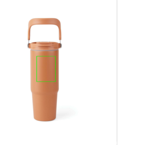 VINGA Eos Trek 880ml Flasche aus RCS rec. Stainless-Steel orange, orange bedrucken, Art.-Nr. V4320308 VINGA Eos Trek 880ml Flasche aus RCS rec. Stainless-Steel orange, orange bedrucken, Art.-Nr. V4320308