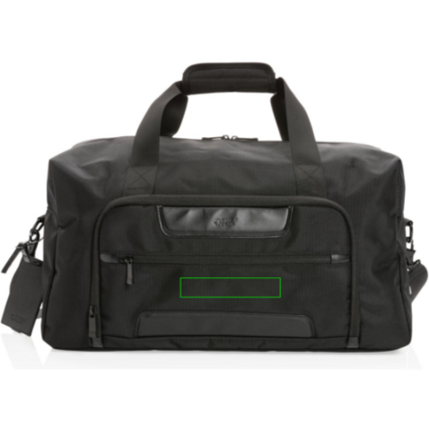 Swiss Peak AWARE™ RPET Voyager Wochenendtasche schwarz bedrucken, Art.-Nr. P707.121 Swiss Peak AWARE™ RPET Voyager Wochenendtasche schwarz bedrucken, Art.-Nr. P707.121