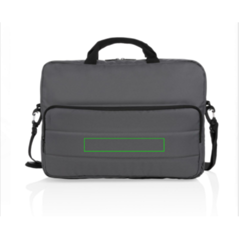 Impact AWARE™ RPET 15,6" Laptop-Tasche anthrazit bedrucken, Art.-Nr. P730.042
