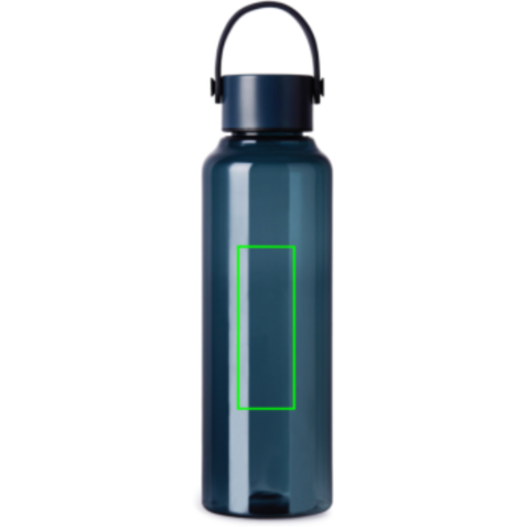 VINGA Baltimore RCS rPET-Flasche 550ml navy blau bedrucken, Art.-Nr. V4330605