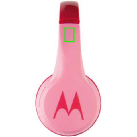 Motorola JR 300 kids wireless safety headphone rosa bedrucken, Art.-Nr. P329.554
