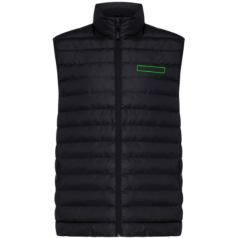 IQONIQ Meru Herren Bodywarmer aus recyceltem Polyester schwarz bedrucken, Art.-Nr. T1702.001.S IQONIQ Meru Herren Bodywarmer aus recyceltem Polyester schwarz bedrucken, Art.-Nr. T1702.001.S