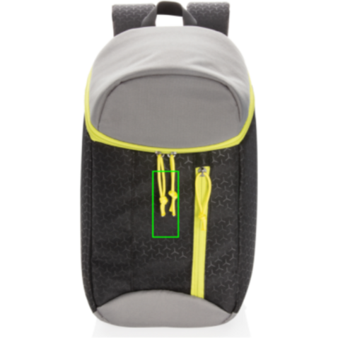 Kühlrucksack 10L schwarz, limone bedrucken, Art.-Nr. P733.071 Kühlrucksack 10L schwarz, limone bedrucken, Art.-Nr. P733.071