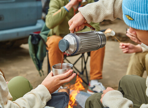 Black+Blum Explorer Flasche Duo 1L grau bedrucken, Art.-Nr. P439.1702