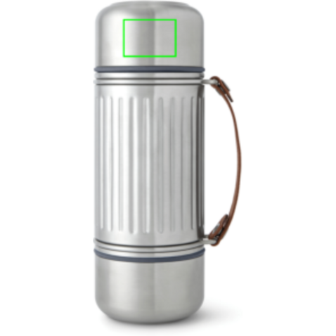 Black+Blum Explorer Flasche Duo 1L grau bedrucken, Art.-Nr. P439.1702