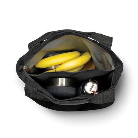 Black+Blum isolierte 16L Trage- & Kühltasche schwarz bedrucken, Art.-Nr. P439.1901 Black+Blum isolierte 16L Trage- & Kühltasche schwarz bedrucken, Art.-Nr. P439.1901