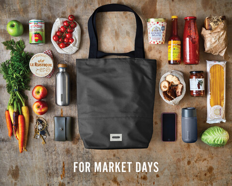 Black+Blum isolierte 16L Trage- & Kühltasche schwarz bedrucken, Art.-Nr. P439.1901 Black+Blum isolierte 16L Trage- & Kühltasche schwarz bedrucken, Art.-Nr. P439.1901
