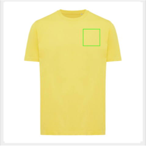 IQONIQ Sierra Lightweight T-Shirt aus recycelter Baumwolle gelb bedrucken, Art.-Nr. T9104.045.XS IQONIQ Sierra Lightweight T-Shirt aus recycelter Baumwolle gelb bedrucken, Art.-Nr. T9104.045.XS