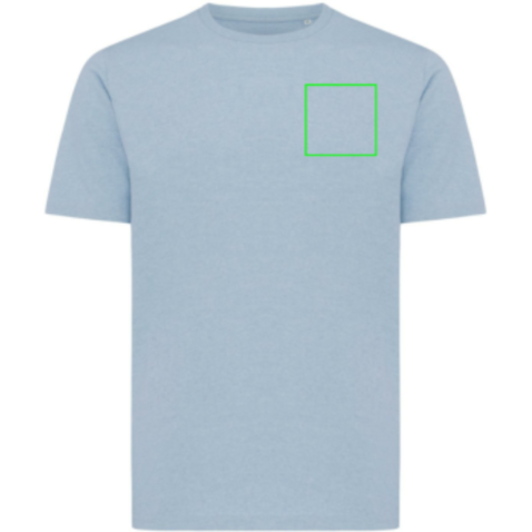 IQONIQ Sierra Lightweight T-Shirt aus recycelter Baumwolle light heather blue bedrucken, Art.-Nr. T9104.042.S IQONIQ Sierra Lightweight T-Shirt aus recycelter Baumwolle light heather blue bedrucken, Art.-Nr. T9104.042.S