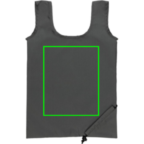 Impact AWARE™ RPET 190T faltbarer Shopper anthrazit bedrucken, Art.-Nr. P762.672 Impact AWARE™ RPET 190T faltbarer Shopper anthrazit bedrucken, Art.-Nr. P762.672